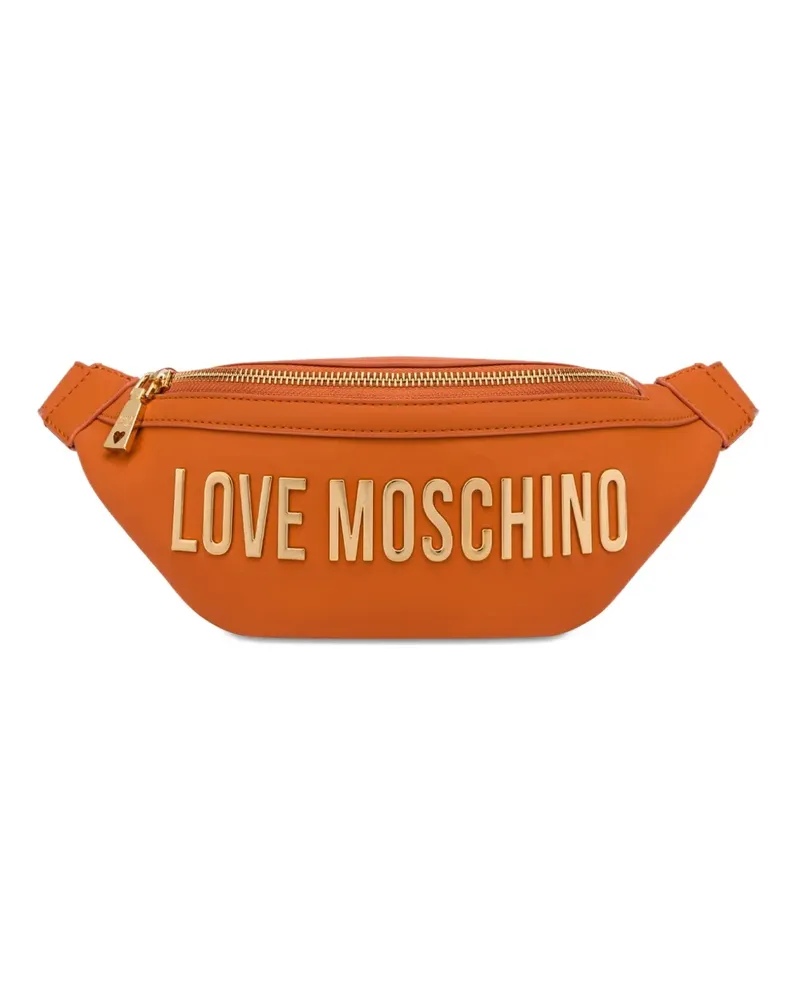 Moschino Gürteltasche mit Logo - Orange Orange