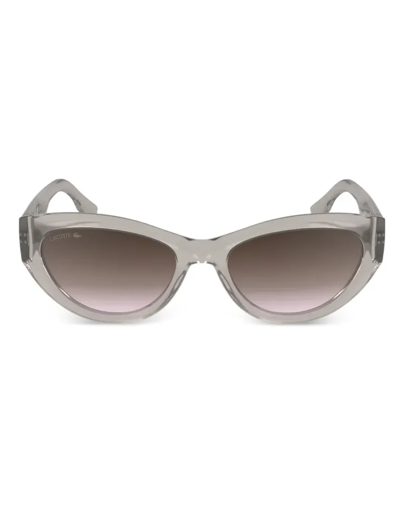 Lacoste cat-eye full-rim sunglasses - Grau Grau