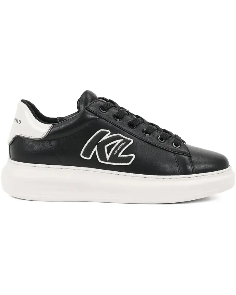 Karl Lagerfeld Sneakers mit Logo-Patch - Schwarz Schwarz
