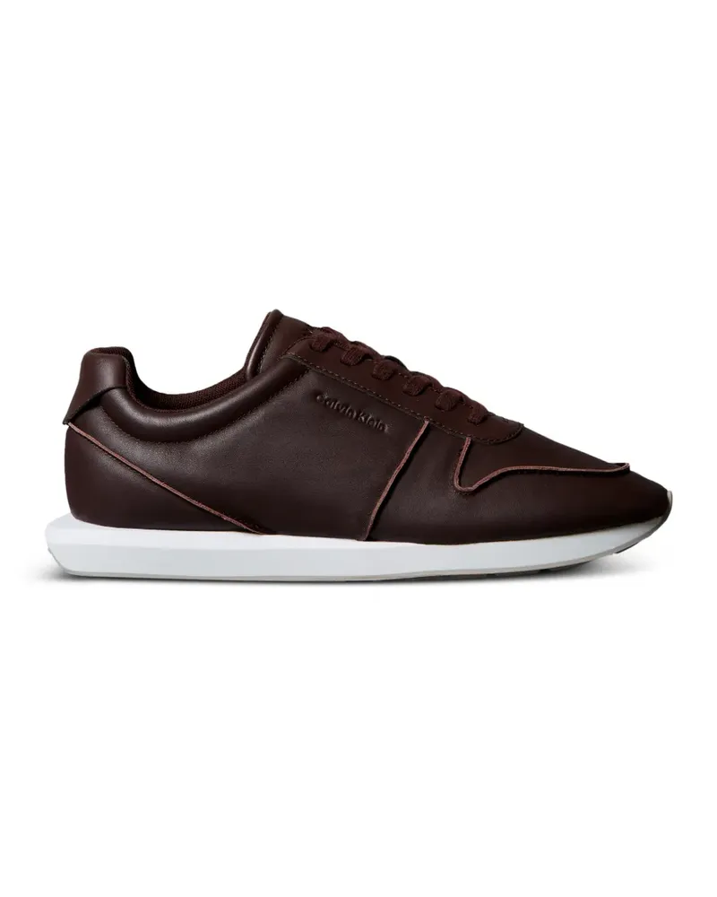 Calvin Klein lace-up sneakers - Braun Braun