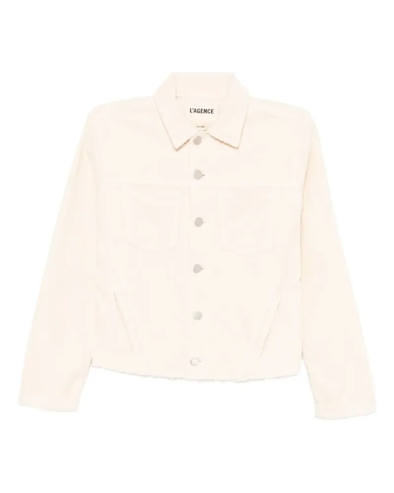 L'Agence Cordjacke im Distressed-Look - Nude Nude