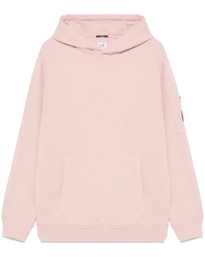 C.P. Company Hoodie mit Linsen-Detail - Rosa Rosa