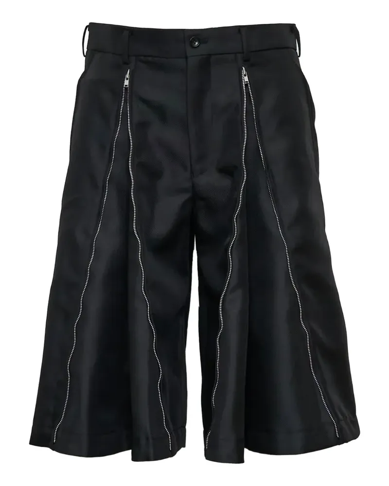 Comme des Garçons Hose mit Reißverschlussdetail - Schwarz Schwarz