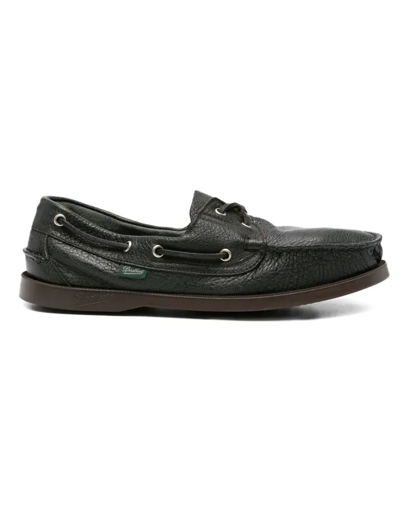 Paraboot leather boat shoes - Braun Braun