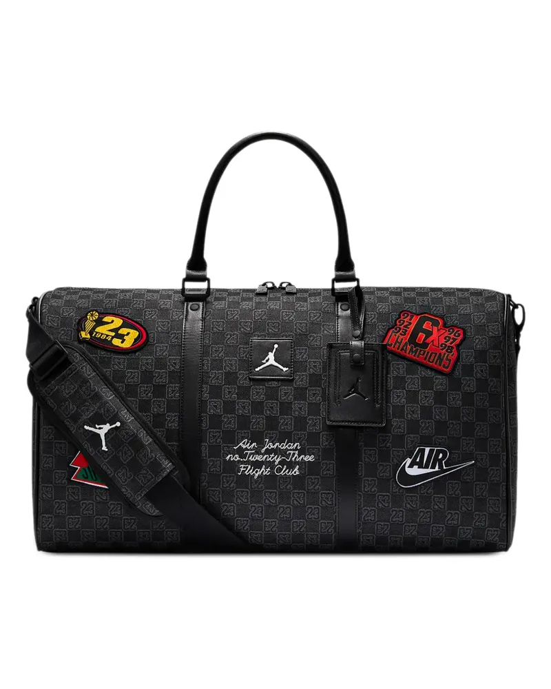 Jordan 40L patch-embellished holdall - Schwarz Schwarz