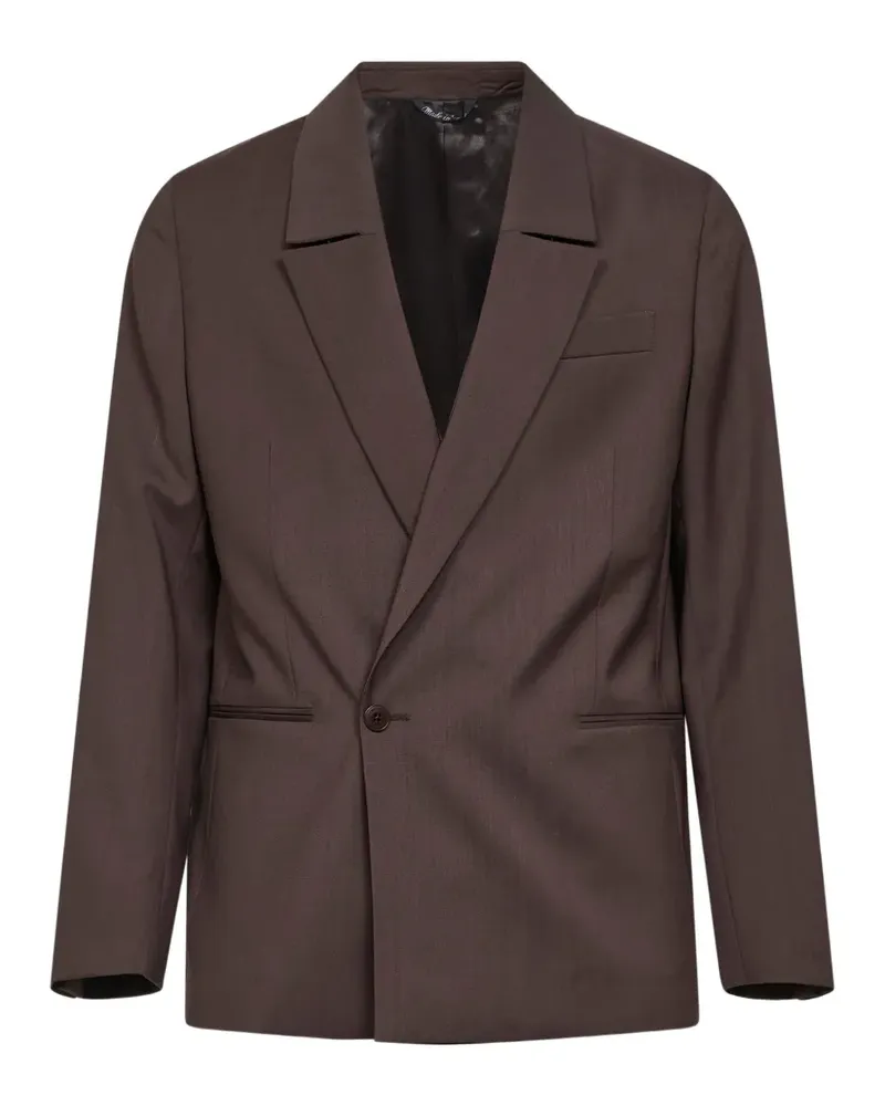 Costumein Donatien virgin wool blazer - Braun Braun