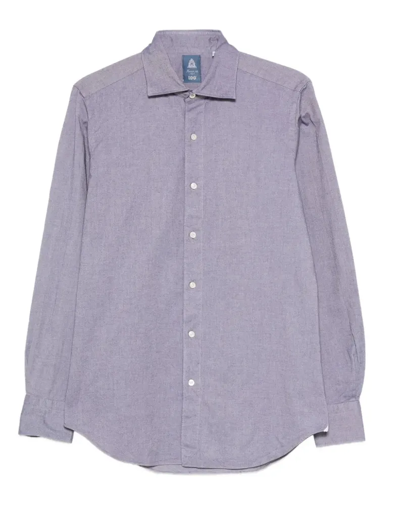 Finamore 1925 buttoned shirt - Blau Blau