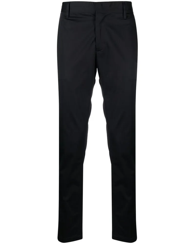 Emporio Armani Halbhohe Tapered-Chino - Blau Blau