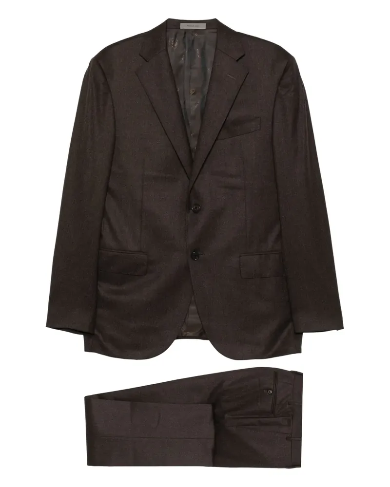 Corneliani Anzug mit zwei Knöpfen - Braun Braun