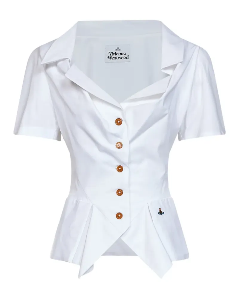 Vivienne Westwood Monday Oberteil mit Puffärmeln - Weiß Weiß