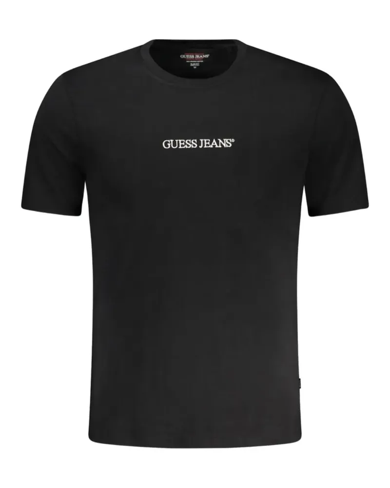 Guess T-Shirt mit Logo-Print - Schwarz Schwarz