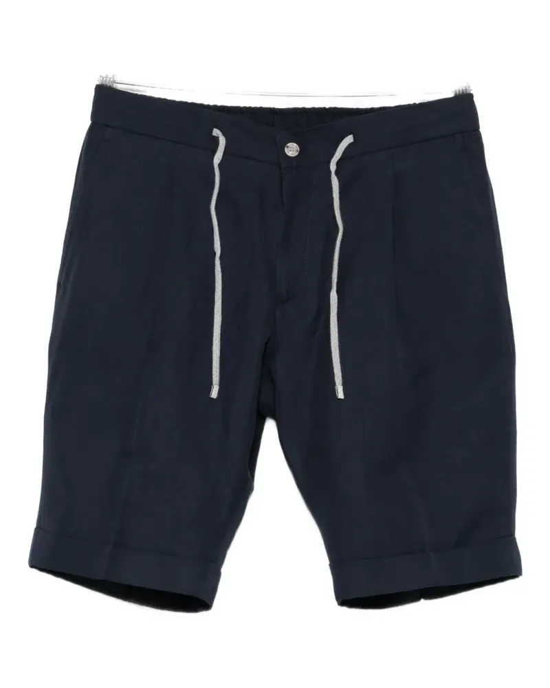 BARBA Capri drawstring shorts - Blau Blau