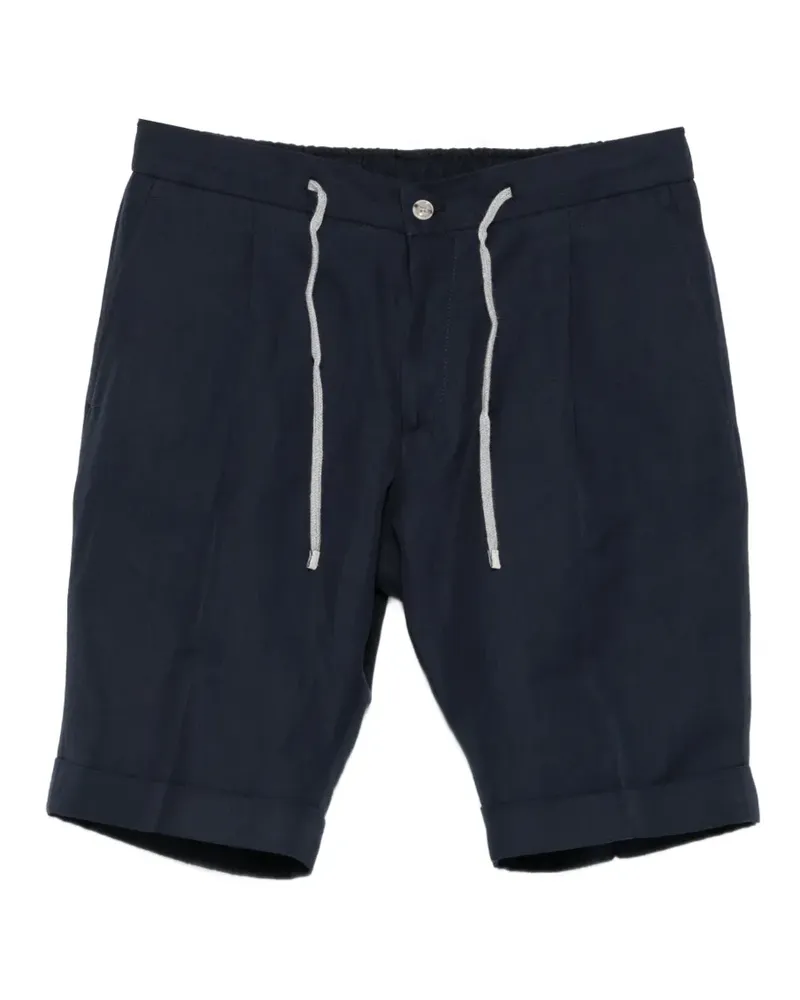 BARBA Capri drawstring shorts - Blau Blau