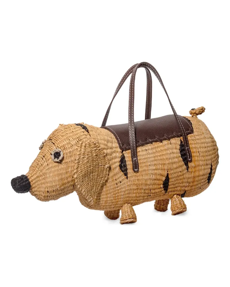 Sensi Studio Tote Bag in Hundeform - Nude Nude