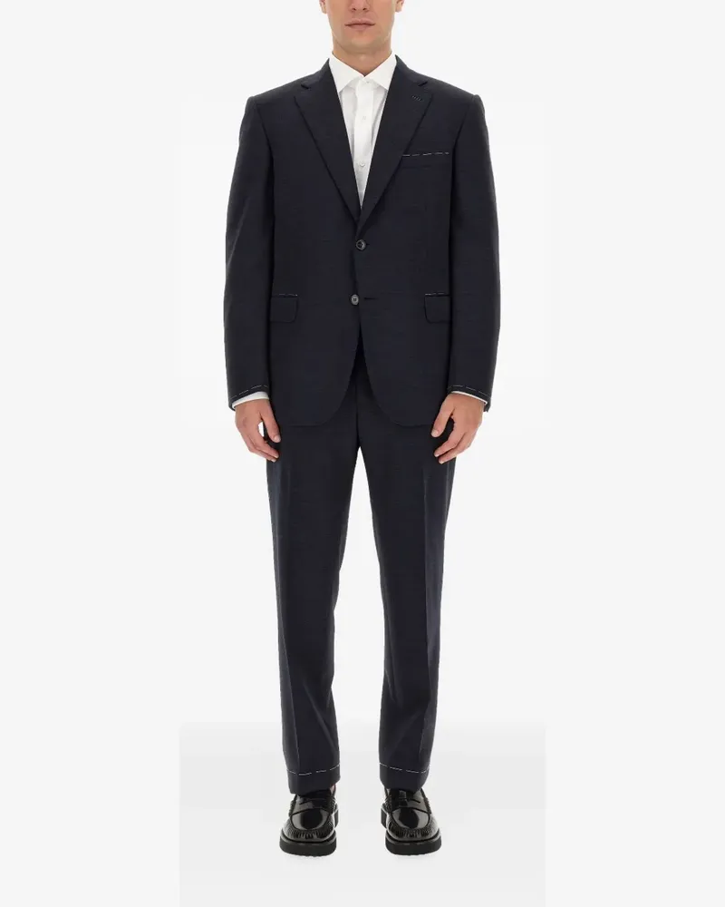 Brioni British single-breasted suit - Blau Blau