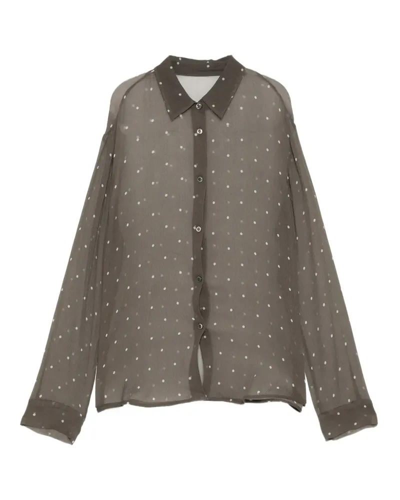 JNBY Hemd mit Polka Dots - Grün Grün