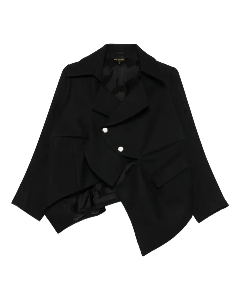 Comme des Garçons asymmetric jacket - Schwarz Schwarz
