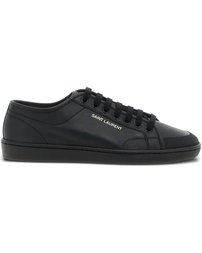 Saint Laurent Sneakers mit Logo - Schwarz Schwarz