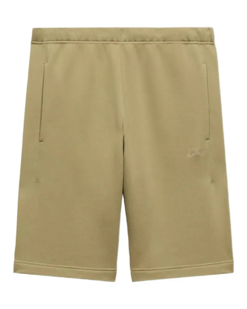 Kenzo Joggingshorts mit Signature-Stickerei - Grün Grün