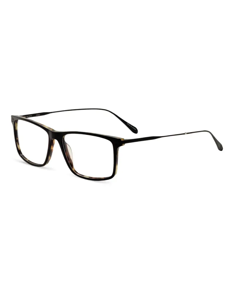 John Varvatos Eckige Brille in Schildpattoptik - Braun Braun
