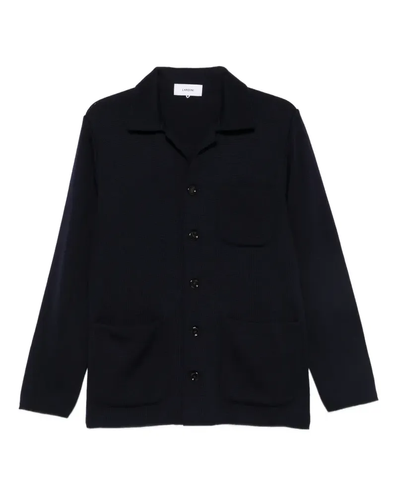 LARDINI Jacke mit aufgesetzten Taschen - Blau Blau