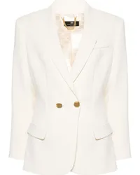 Elisabetta Franchi Doppelreihiger Blazer Nude