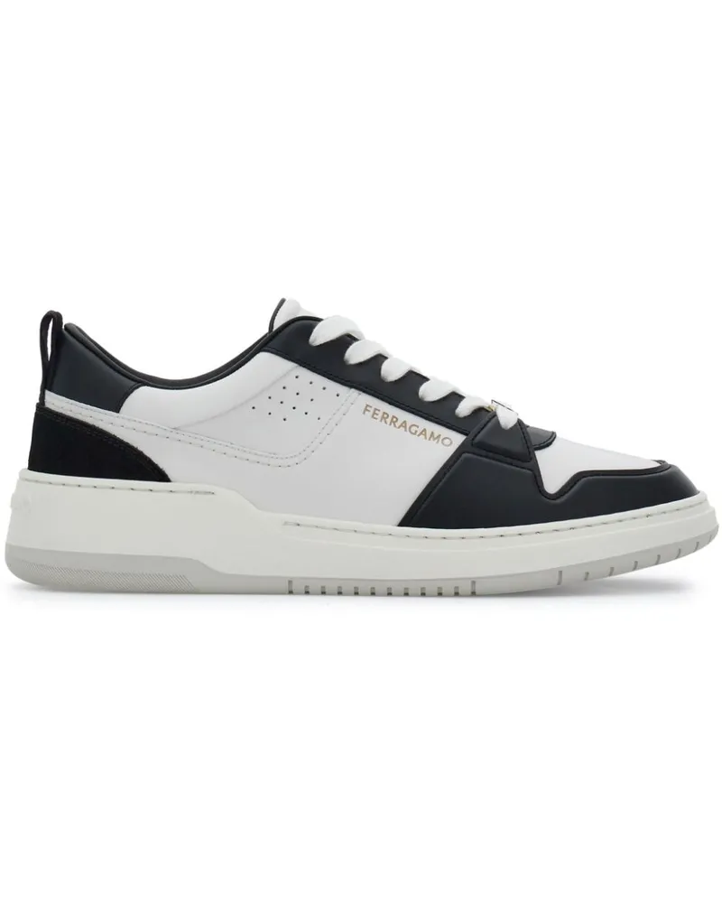 Ferragamo Zweifarbige Sneakers - Schwarz Schwarz