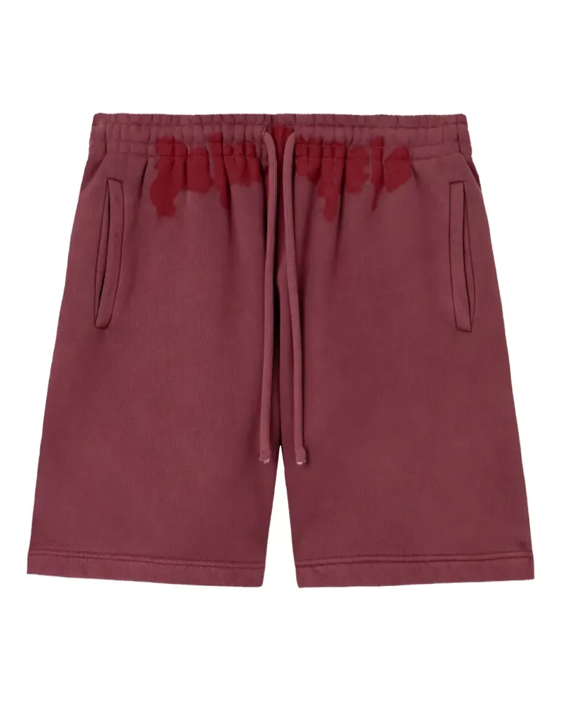 Palm Angels Joggingshorts mit Logo-Bund - Rot Rot