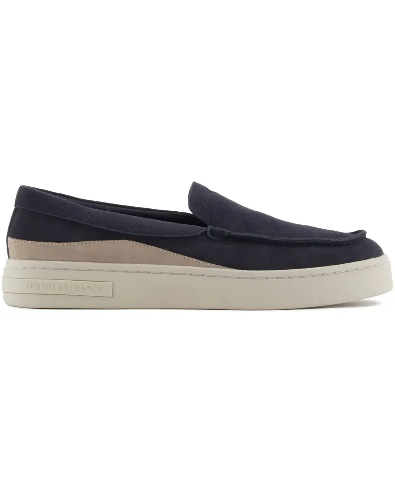 Armani Exchange Klassische Loafer - Blau Blau