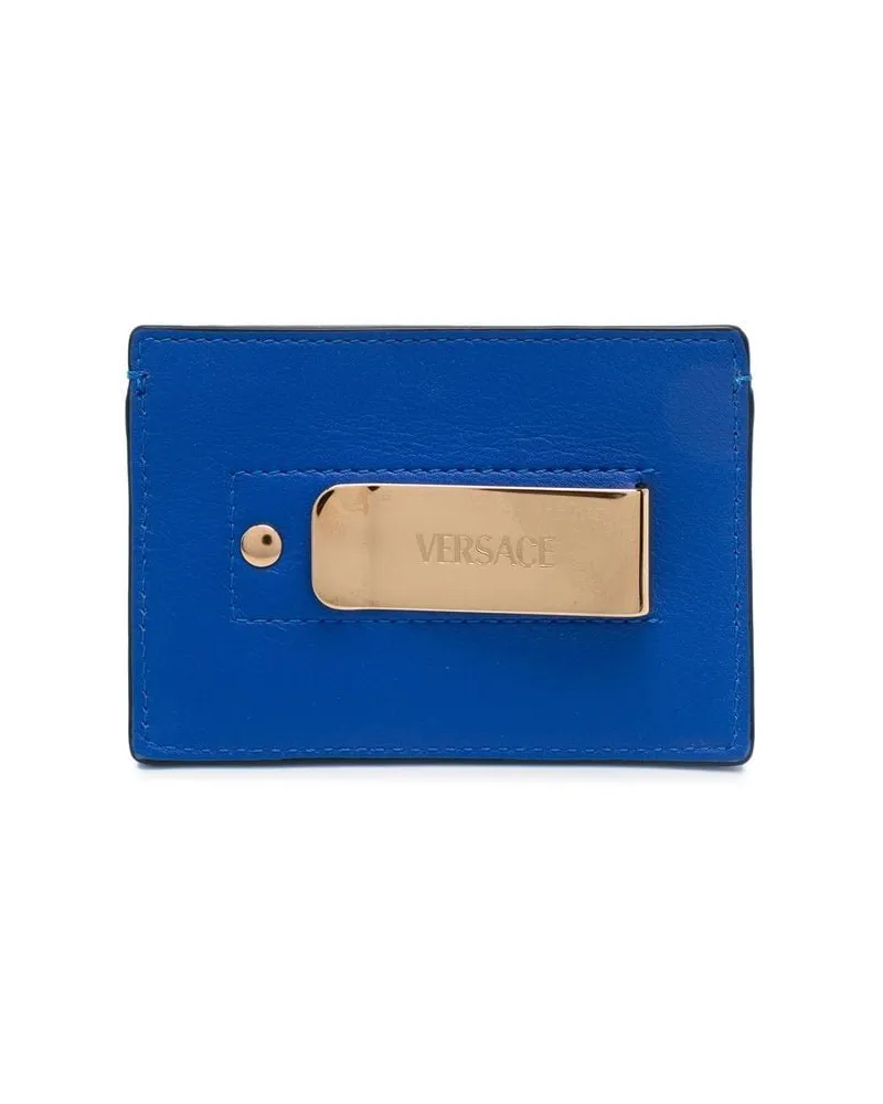 Versace Klassisches Kartenetui Blau