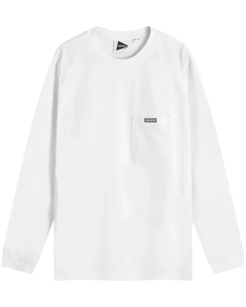and wander x Gramicci T-Shirt mit Logo-Print - Weiß Weiß