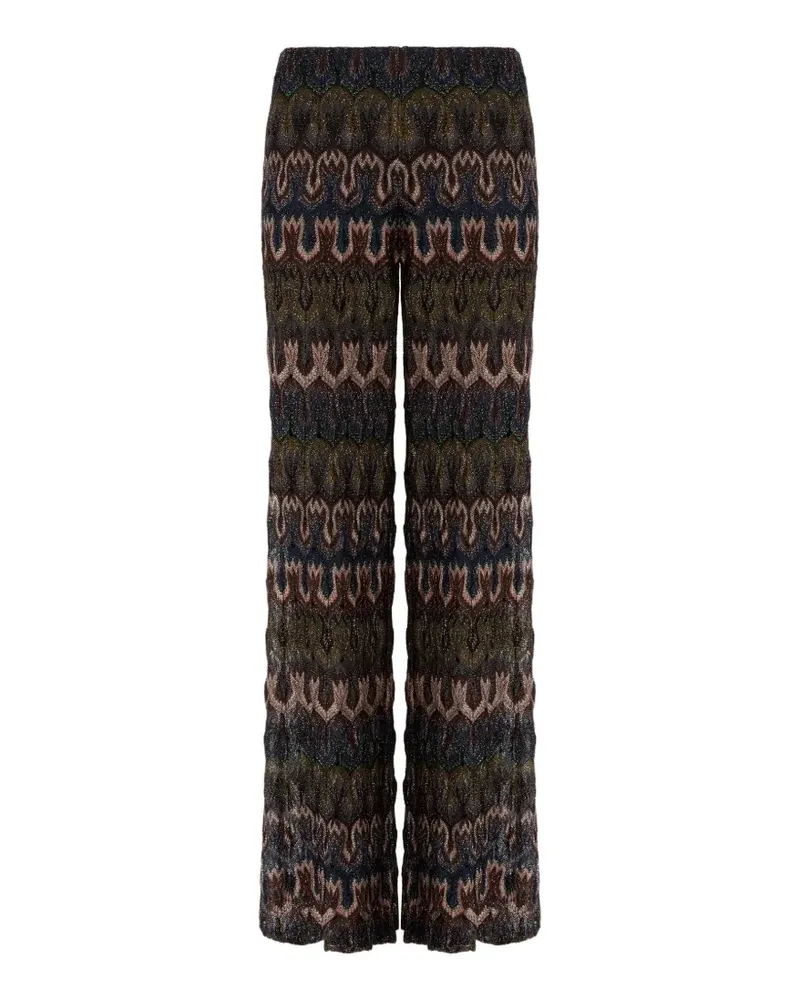 Missoni patterned trousers - Braun Braun