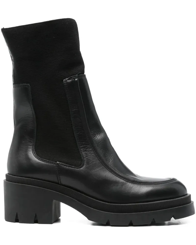 Marc O'Polo Stiefel mit Blockabsatz 70mm - Schwarz Schwarz