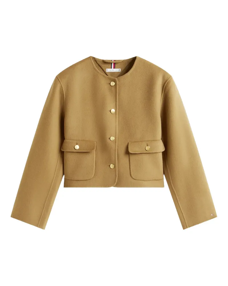 Tommy Hilfiger Jacke mit Klappentasche - Braun Braun