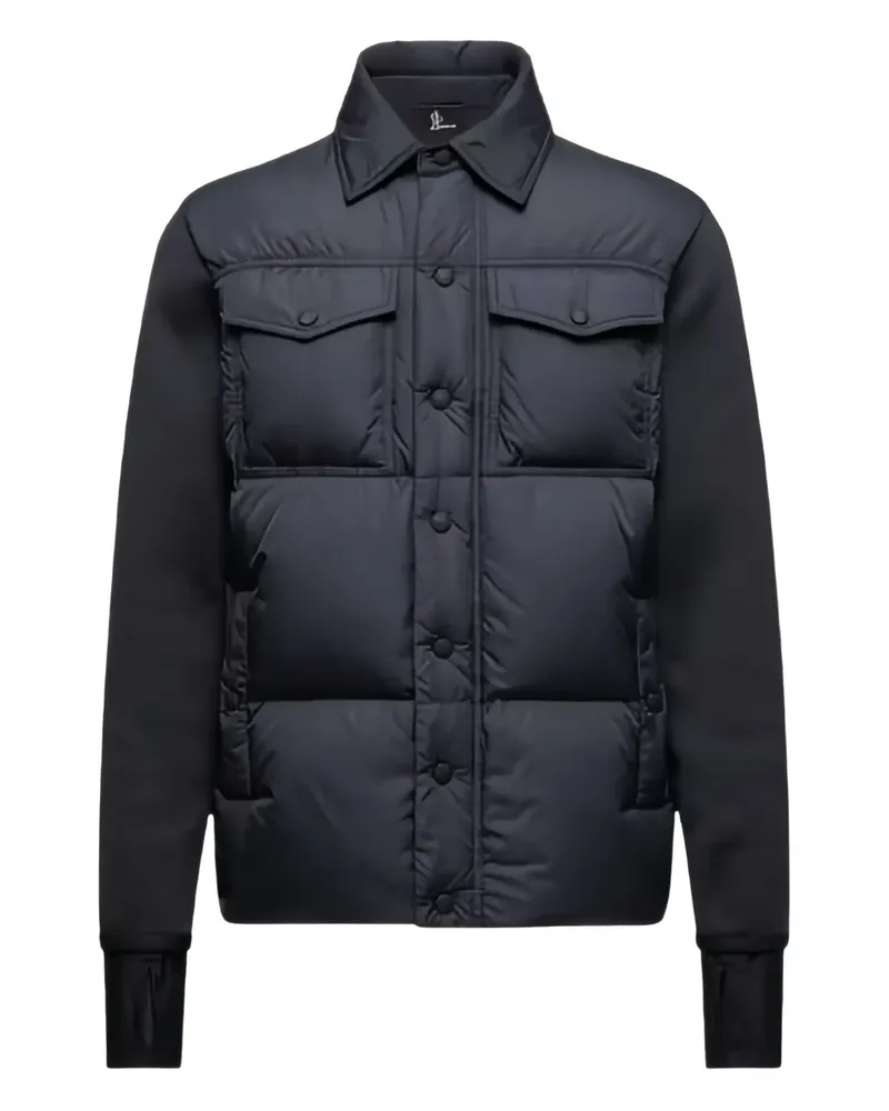 Moncler padded shirt jacket - Blau Blau