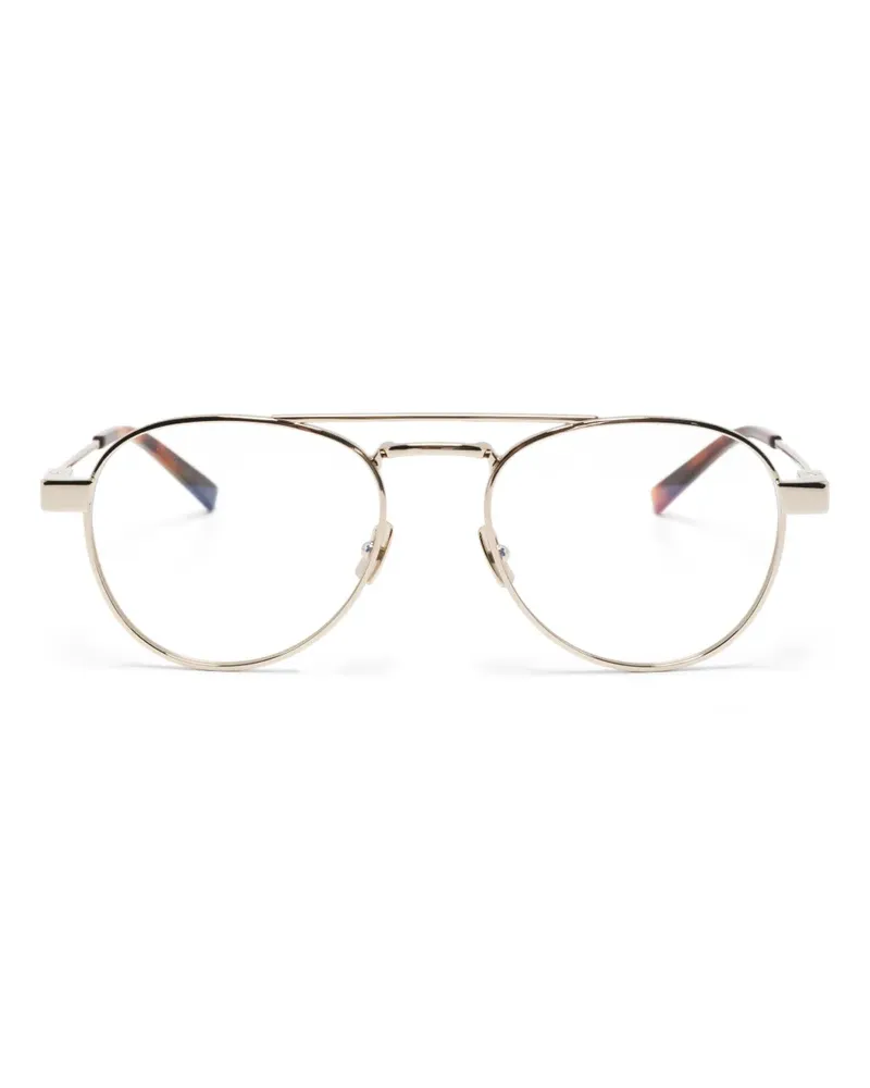 Saint Laurent Klassische Pilotenbrille - Gold Gold