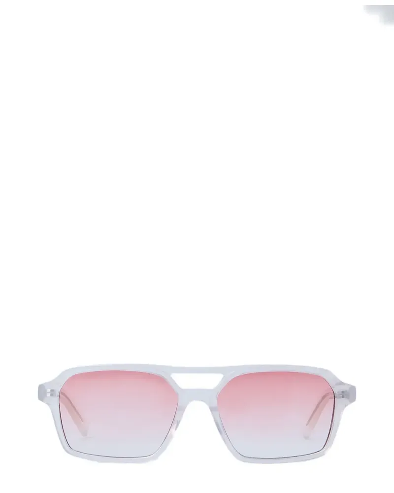 Maison Margiela square-frame sunglasses - Weiß Weiß