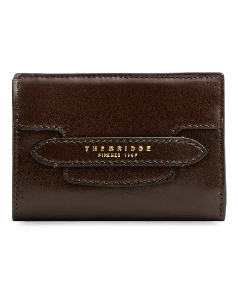 The Bridge logo-stamp leather wallet - Braun Braun