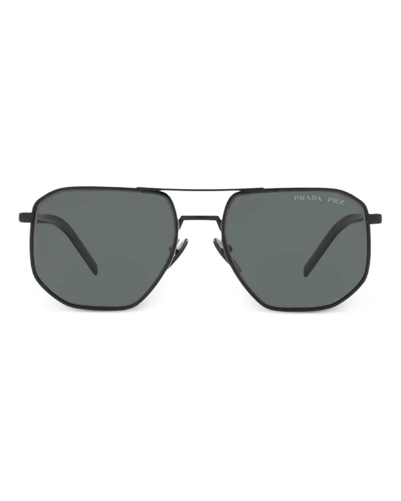 Prada Getönte Pilotenbrille - Schwarz Schwarz