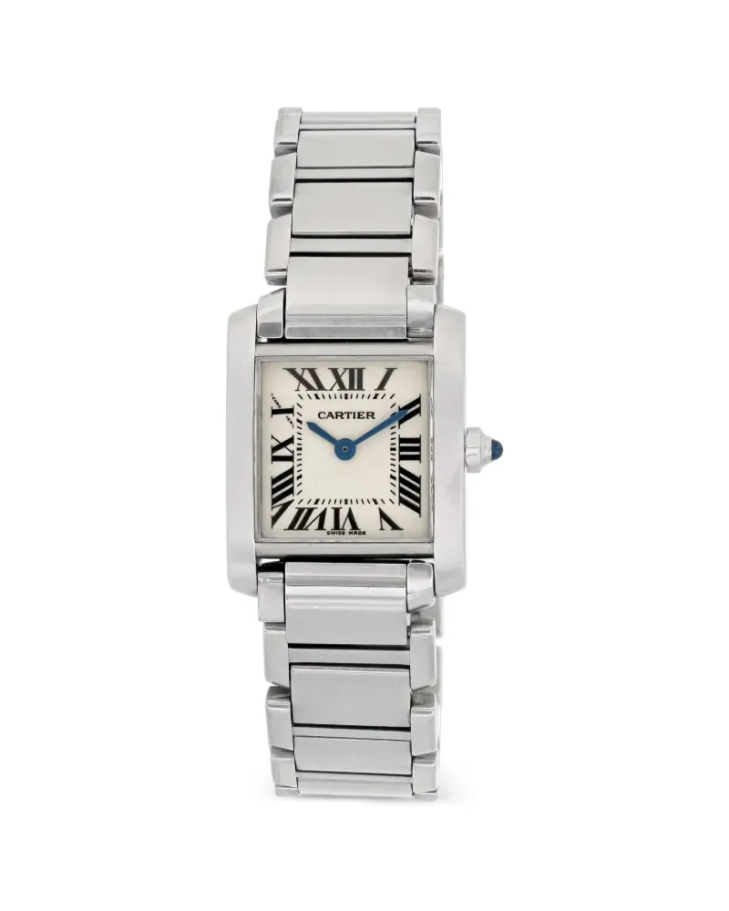 Cartier Tank Francaise Armbanduhr 20mm - Weiß Weiß