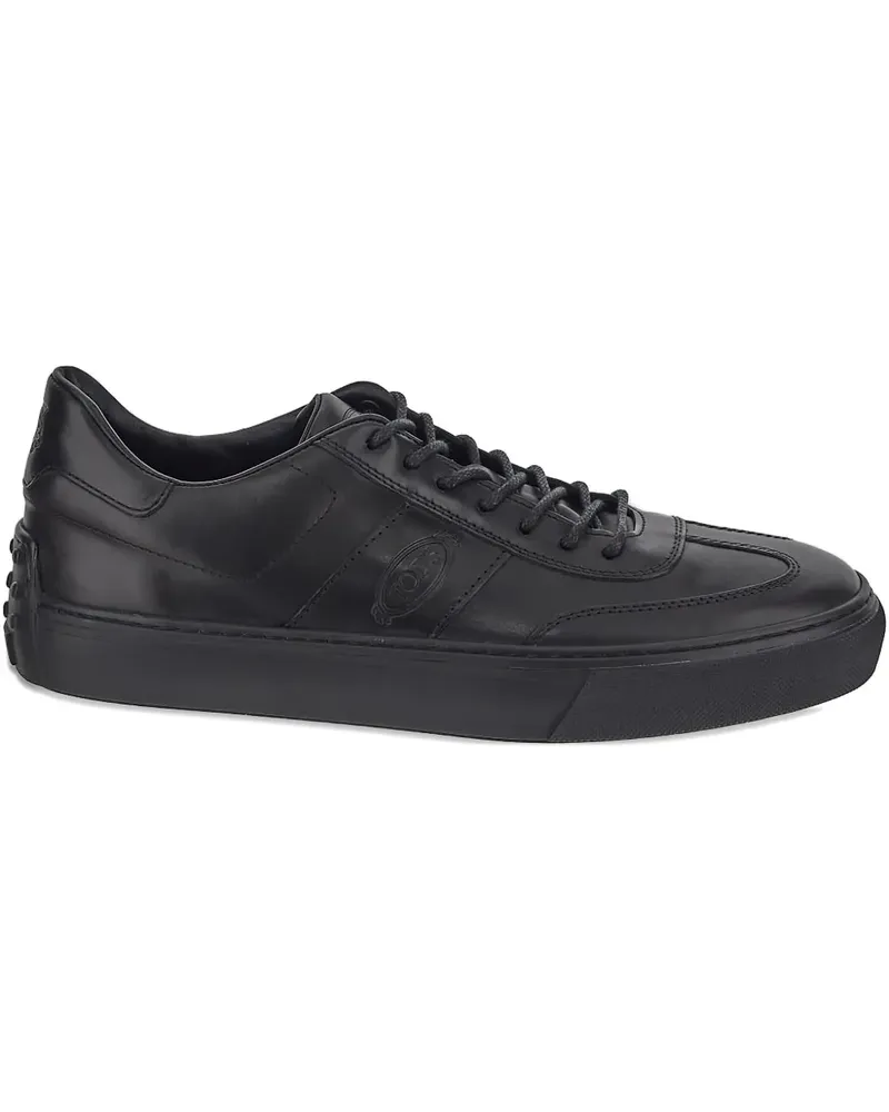 TOD'S Sneakers mit Logo-Prägung - Schwarz Schwarz