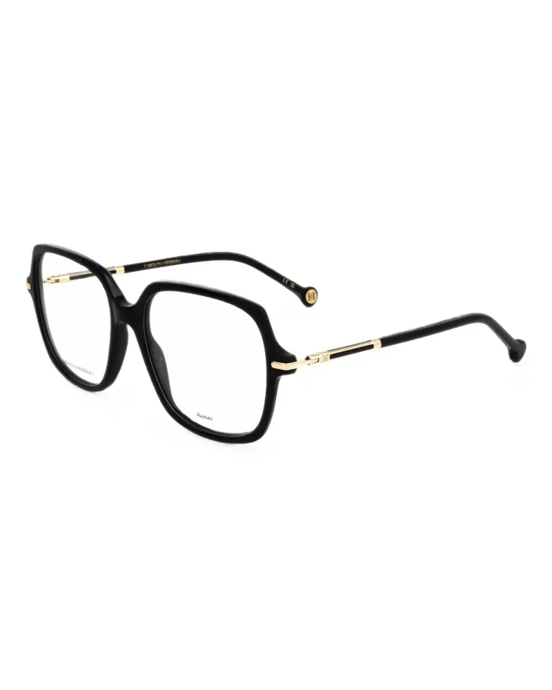 Carolina Herrera New York square-frame glasses - Schwarz Schwarz