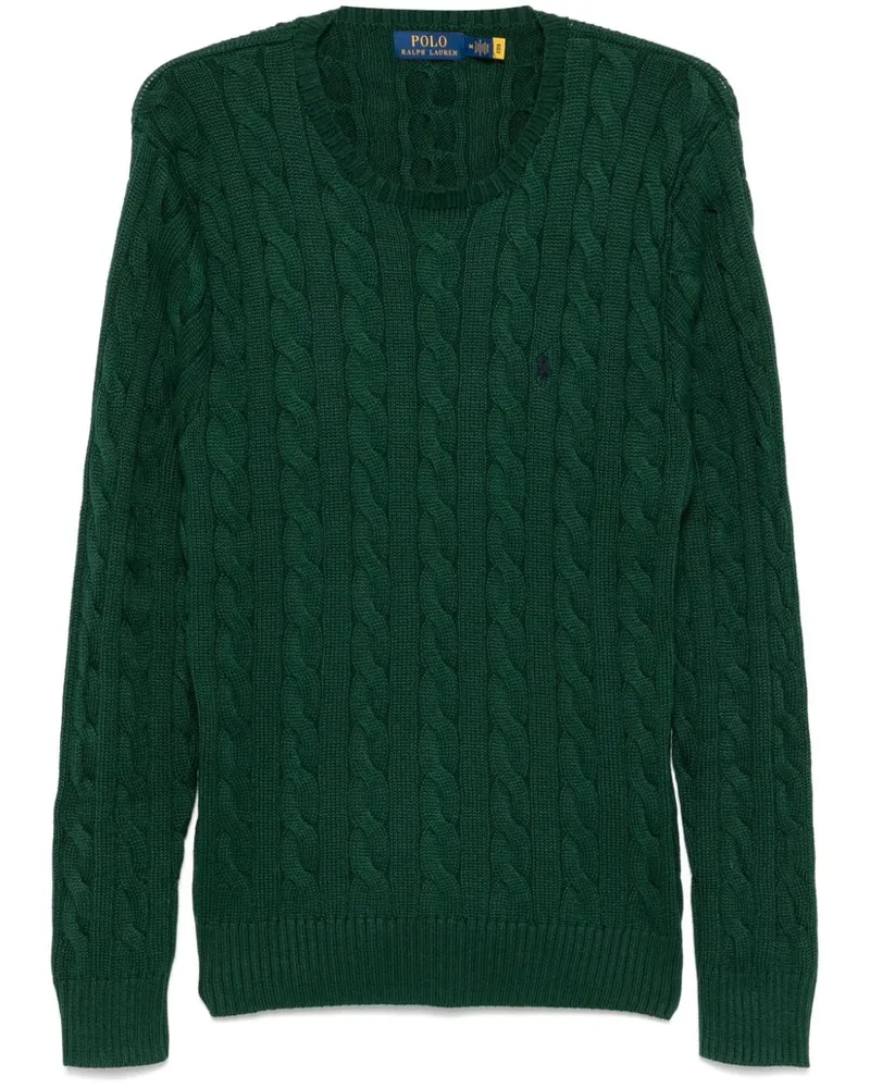 Ralph Lauren LS Driver Pullover - Grün Grün