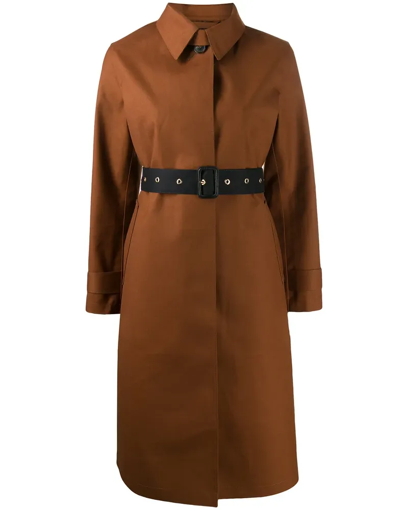 MACKINTOSH Trenchcoat mit Gürtel - Braun Braun