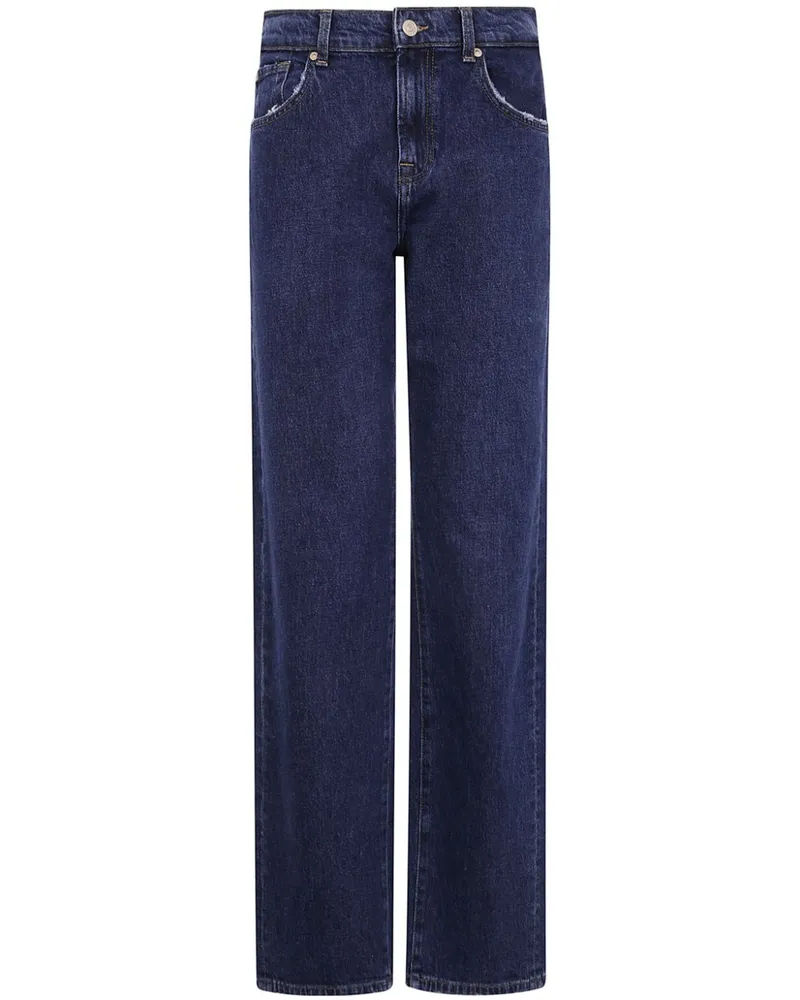7 for all mankind Tess Straight-Leg-Jeans - Blau Blau
