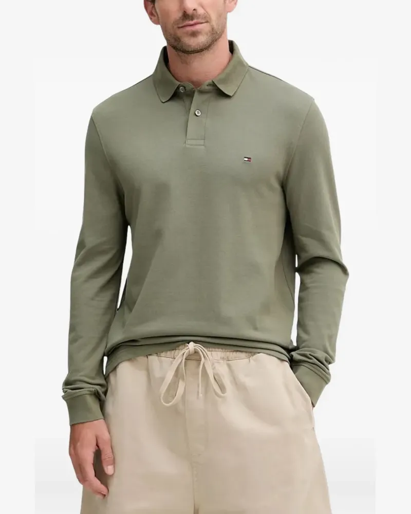Tommy Hilfiger long-sleeve polo shirt - Grün Grün