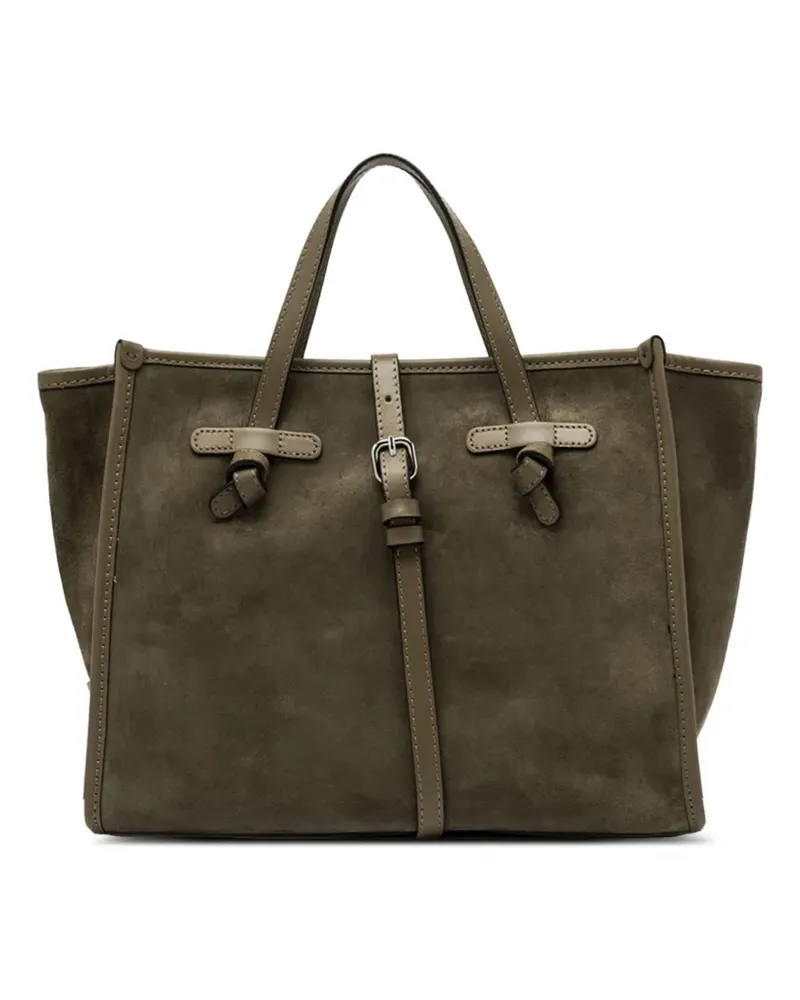 Gianni Chiarini Marcella Tote Bag aus Wildleder - Grün Grün