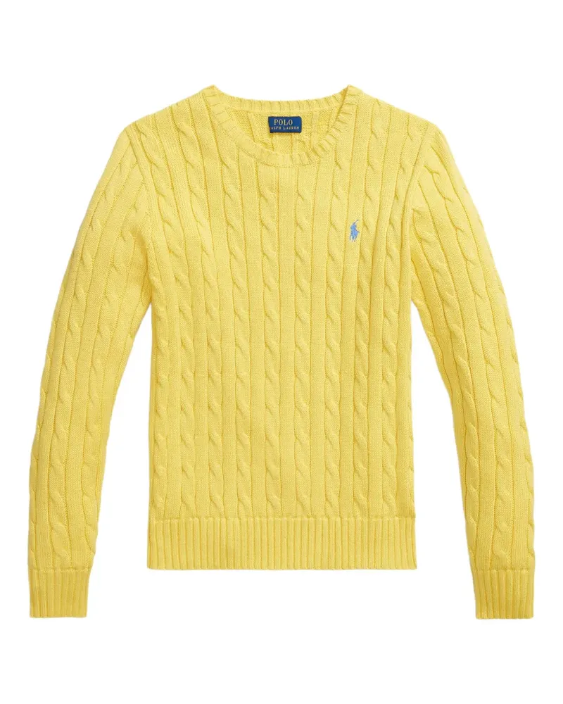 Ralph Lauren Pullover mit Zopfmuster - Gelb Gelb