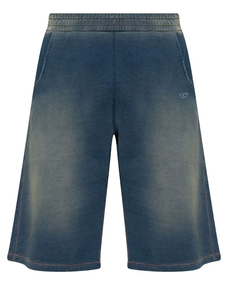 Diesel Shorts im Distressed-Look - Blau Blau