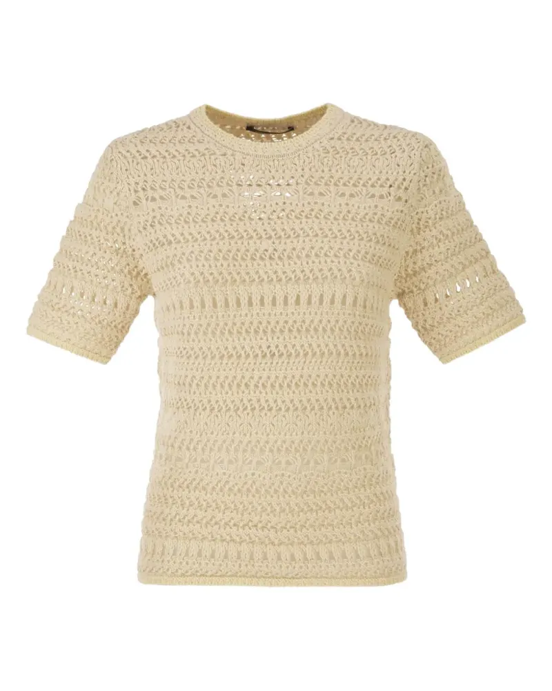 Fabiana Filippi Kurzärmeliger Pullover - Nude Nude